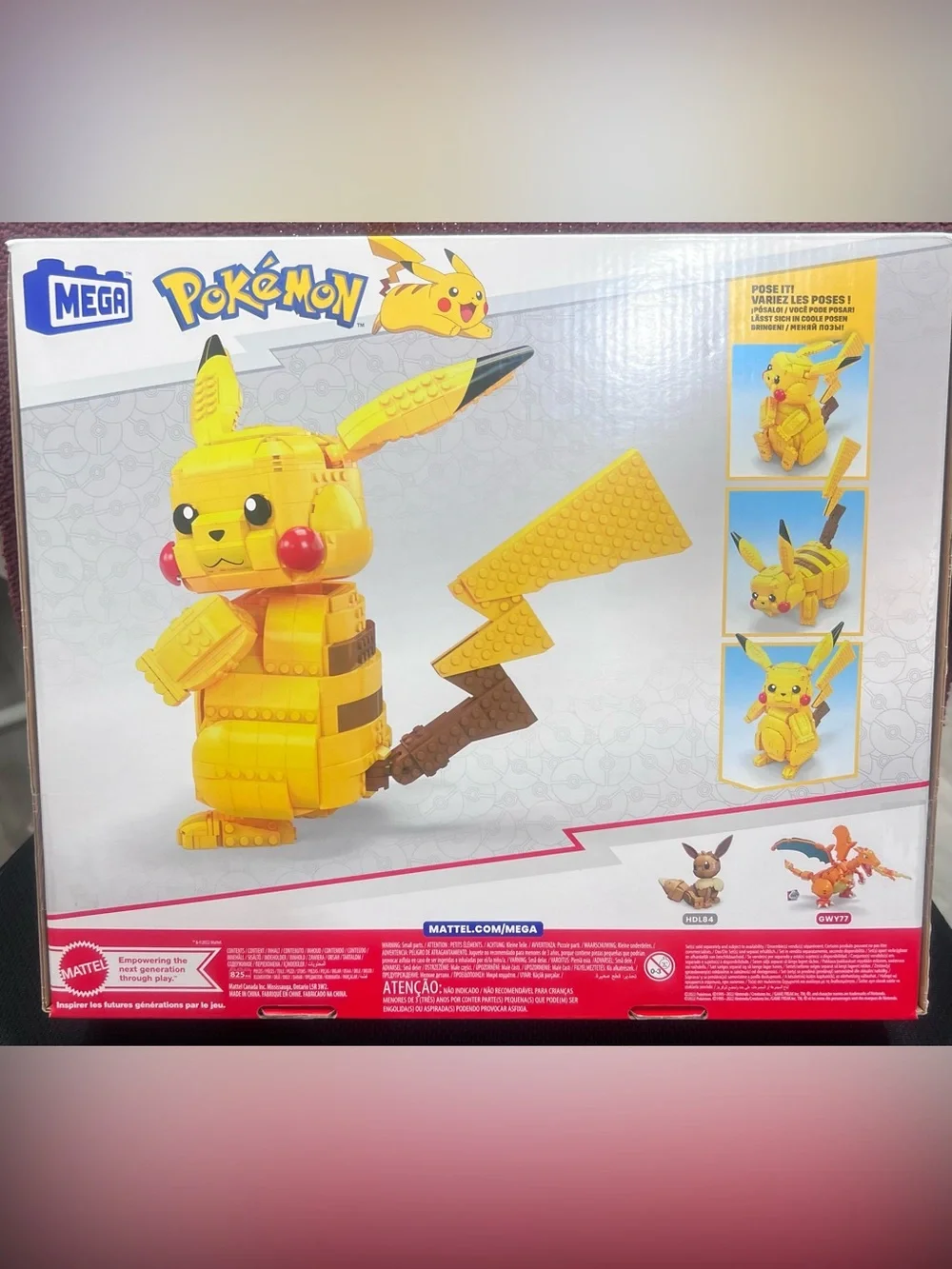 Pikachu Building Figure Toy - Yellow
